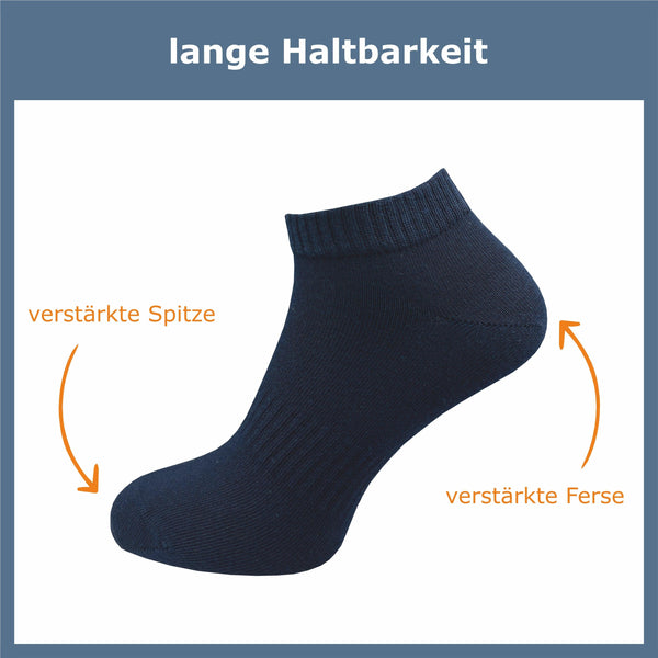 Kurze Sportsocken Damen & Herren (6 Paar) - GAWILO