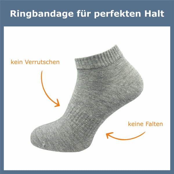 Kurze Sportsocken Damen & Herren (6 Paar) - GAWILO