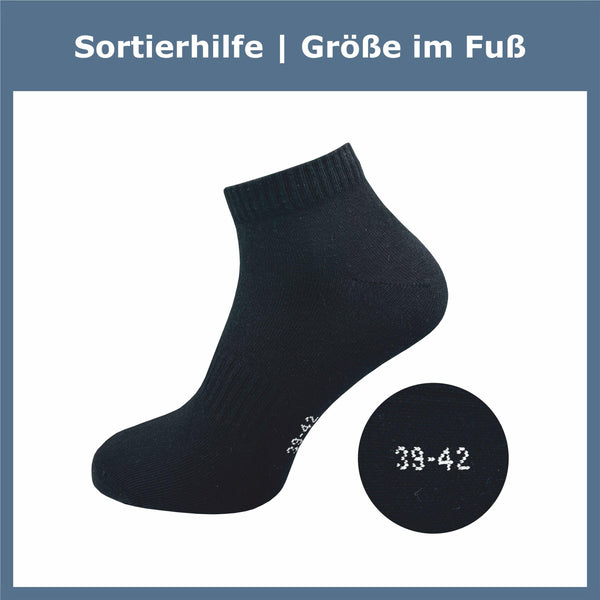 Kurze Sportsocken Damen & Herren (6 Paar) - GAWILO