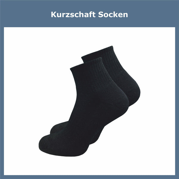 Damen Tennissocken 6er Pack - Baumwolle Sport Socken Mit Verstärkung