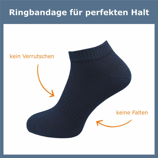 Kurze Sportsocken Damen & Herren (6 Paar) - GAWILO